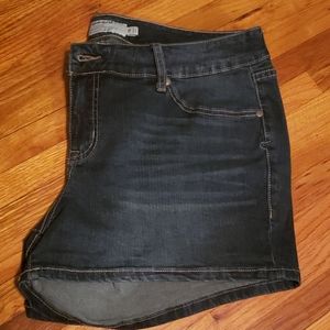 Plus Size Denim Shorts